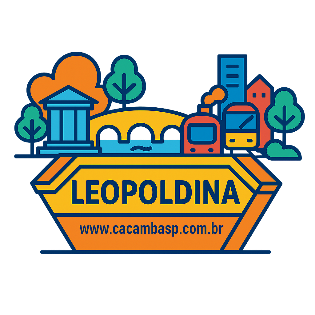 Caçamba SP em Leopoldina – logística urbana e caçamba de entulho