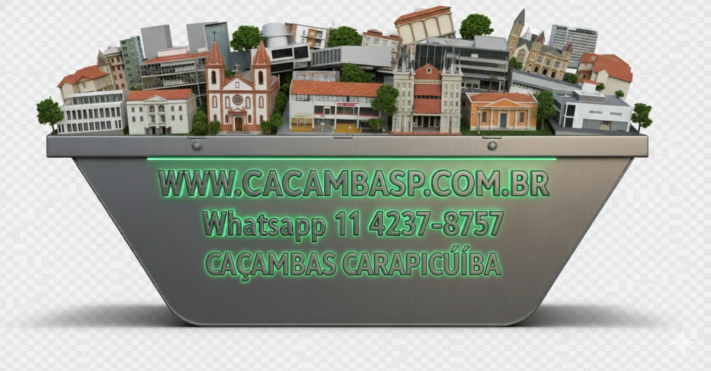 Caçamba ideal para reforma residencial em Carapicuíba