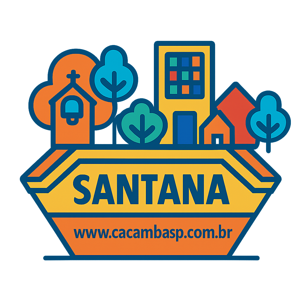 Caçamba de entulho em Santana