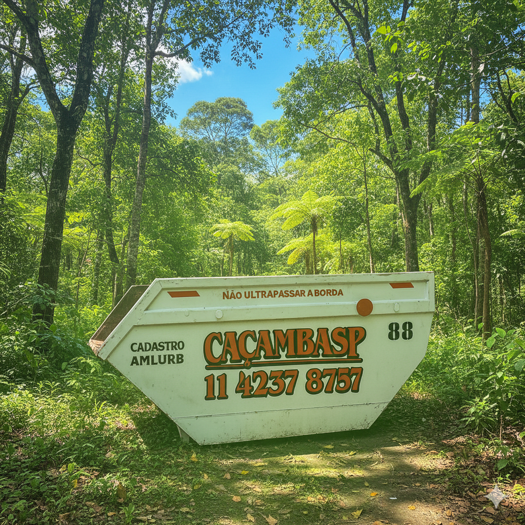 Caçamba de entulho na Lapa SP